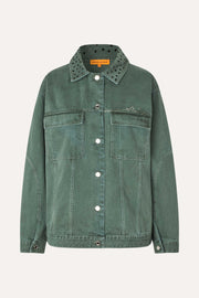 Stine Goya UK Oversized Pockets Jacket Jacket Dark Green