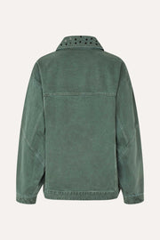 Stine Goya UK Oversized Pockets Jacket Jacket Dark Green