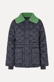 Stine Goya UK Padded Jacket Outerwear Navy Polka