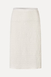 Stine Goya UK Pencil Elasticated Skirt Skirt White Swan