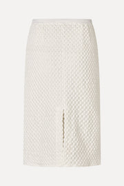 Stine Goya UK Pencil Elasticated Skirt Skirt White Swan