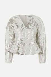 Stine Goya UK Peplum Top Top Lurex Garden