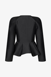 Stine Goya UK Peplum V Neck Jacket Jacket Black