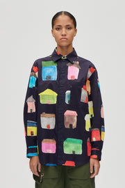 Stine Goya UK Pocket Oversized Shirt Top Refugios