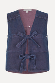 Stine Goya UK Pocket Vest Top Dusky / Dried Rose