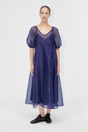 Stine Goya UK Puff Sleeve Long Dress Dress Ditzy Floral