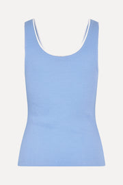 Stine Goya UK Rib Tank Top Top Bel Air Blue