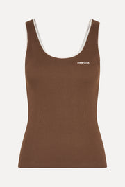 Stine Goya UK Rib Tank Top Top Chicory Coffee