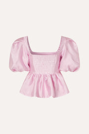 Stine Goya UK Ribbed Back Panel Top Top Pastel Pink