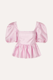 Stine Goya UK Ribbed Back Panel Top Top Pastel Pink