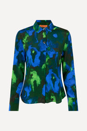 Stine Goya UK Rija Shirt Top Frosted Floral Night