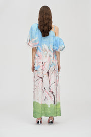 Stine Goya UK Romantic Long Dress Dress Cherry Blossom