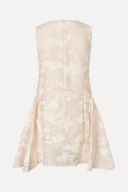 Stine Goya UK Romantic Ruffling Sleeveless Short Dress Dress Multiflowers