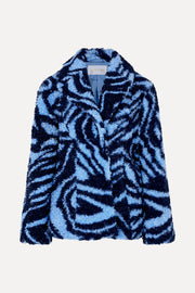 Stine Goya UK Rosemary Jacket Coat 4028 Moirée Blue