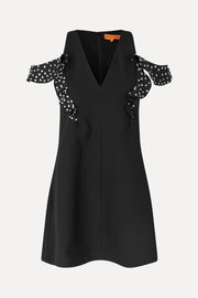 Stine Goya UK Ruffle Sleeve Mini Dress Dress Black