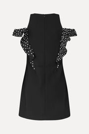 Stine Goya UK Ruffle Sleeve Mini Dress Dress Black