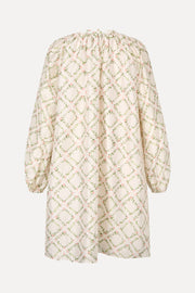 Stine Goya UK Voluminous Bow Dress Dress Sakura Check Pink