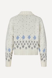 Stine Goya UK Rylee Cardigan Knit Beaded Fairisle