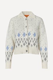 Stine Goya UK Rylee Cardigan Knit Beaded Fairisle