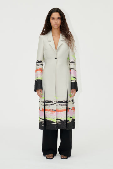 Stine Goya UK SGAneta Coat Coat Abstract Strokes