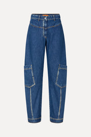 Stine Goya UK SGDion Denim Pants Pants Trompe L'oeil