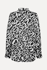 Stine Goya UK SGWal Shirt Top Liquified Logo