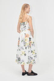 Stine Goya UK Scalloped Cut Out Dress Dress Wild Flowers Embroidery