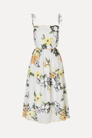 Stine Goya UK Scalloped Cut Out Dress Dress Wild Flowers Embroidery