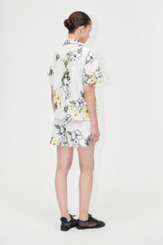 Stine Goya UK Scalloped Elasticated Waistband Shorts Shorts Wild Flowers Embroidery