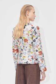 Stine Goya UK Scooped Neckline Tailored Jacket Jacket Skyfall Flowers