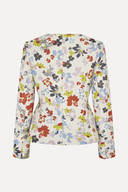 Stine Goya UK Scooped Neckline Tailored Jacket Jacket Skyfall Flowers