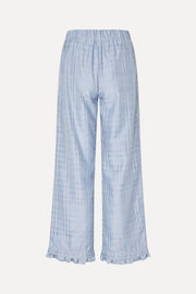 Stine Goya UK Sheer Ruffling Long Pants Pants Brunnera Blue