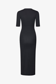 Stine Goya UK Short Sleeve Crewneck Midi Dress Dress The Rose