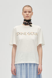 Stine Goya UK Short Sleeve T-Shirt Top Magnolia Garden