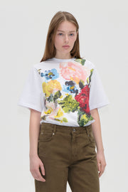 Stine Goya UK Short Sleeve T-Shirt Top Ephemeral Bloom