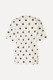 Stine Goya UK Short Sleeve T-Shirt Top Cherry