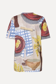 Stine Goya UK Short Sleeve T-shirt Top Lemons On A Plate