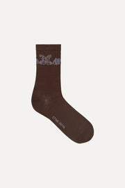 Stine Goya UK Short Socks Accessories Rose intarsia