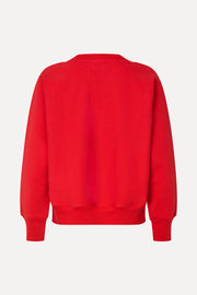 Stine Goya UK Side Panel Sweatshirt Top Fiery Red