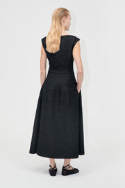 Stine Goya UK Sleeveless Boatneck Midi Dress Dress Gradient Beads