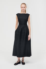 Stine Goya UK Sleeveless Boatneck Midi Dress Dress Gradient Beads
