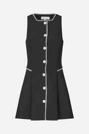 Stine Goya UK Sleeveless Button-Up Mini Dress Dress Black