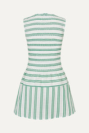 Stine Goya UK Sleeveless Smocked Short Dress Dress Smocked Stripes