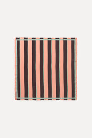 Stine Goya UK Small Scarf Accessories Rosewood Mint Stripes