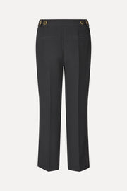 Stine Goya UK Straight Cropped Pants w/Slit Pants Jet Black