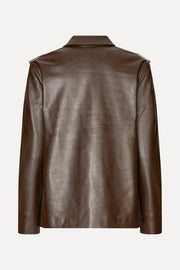 Stine Goya UK Straight Sleeve Jacket Top Chocolate