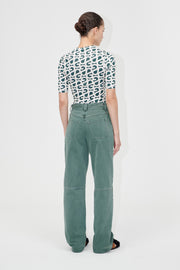 Stine Goya UK Structured Long Pants Pants Dark Green