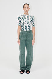 Stine Goya UK Structured Long Pants Pants Dark Green