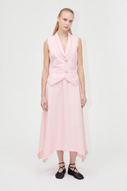 Stine Goya UK Tailored Handkerchief Dress Dress Coral Blush