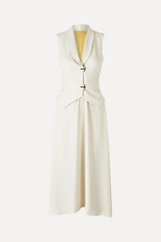 Stine Goya UK Tailored Handkerchief Dress Dress Ivory / Cornsilk